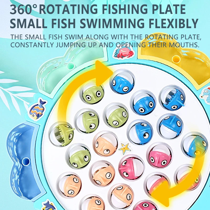 SpinCatch Magnetic Fishing Game Plate