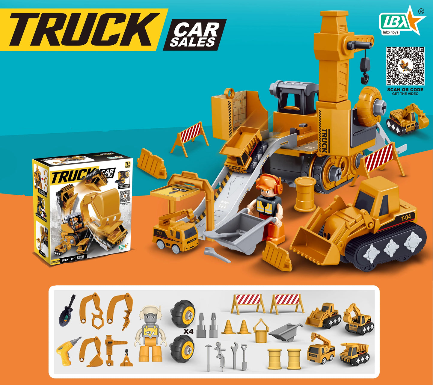 Junior Builder Electric Drill Tool Set – Kids Engineering & Construction Toy
