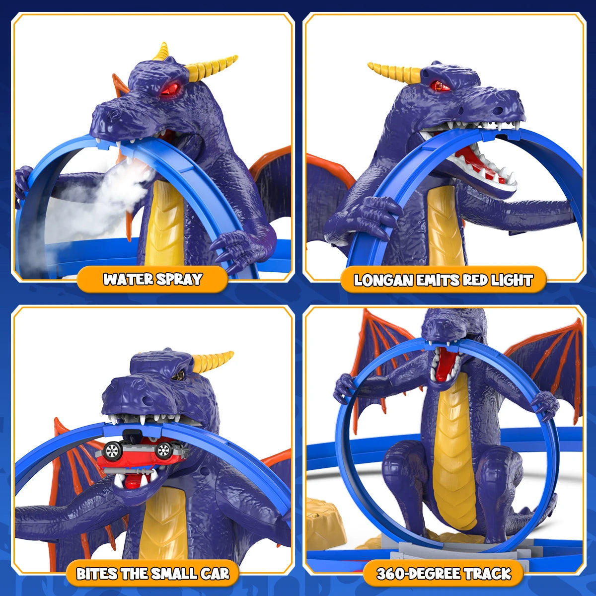 Dragon Fury Track Cars Set