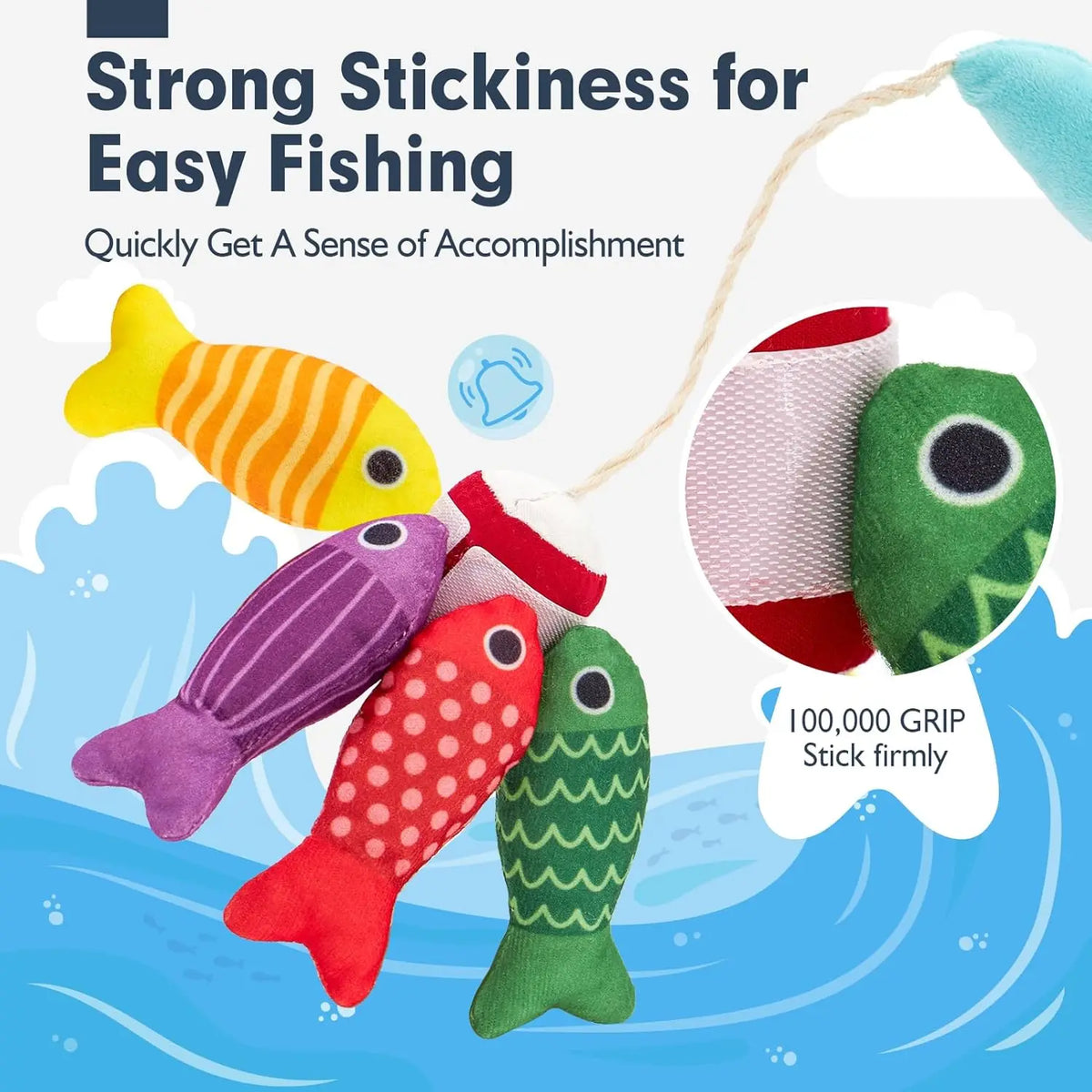 Montessori Fishing Game Set – 22-Piece Colour & Number Learning Toy 🎣🐠