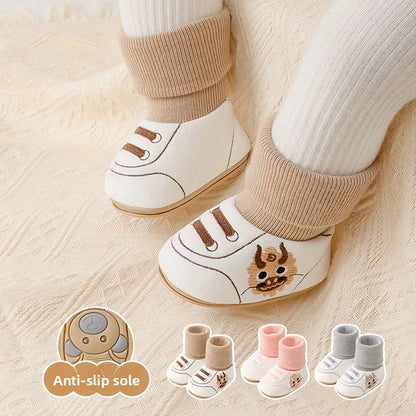 SnuggleStep Cozy Animal First Walkers