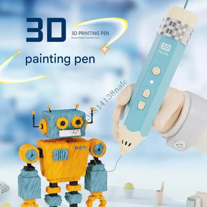 Creative 3D Drawing Pen for Kids – Safe Temperature Control