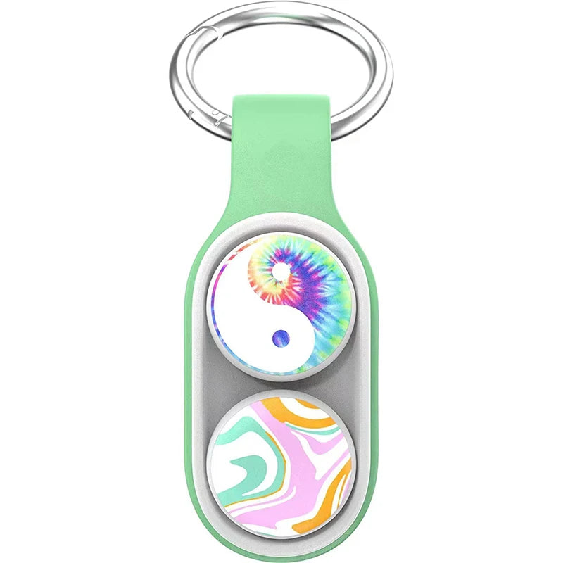 MagnoSpin Elastic Magnetic Fidget Spinner Keychain
