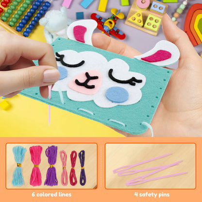 My First Felt Sewing Kit – 8 Beginner Craft Projects 🧵✨