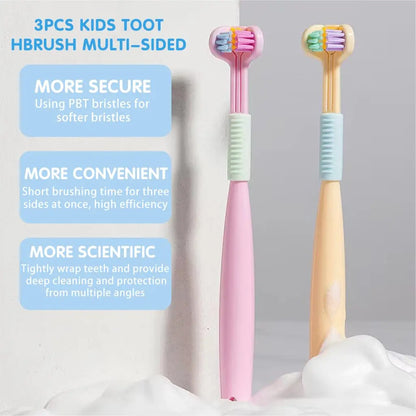 TripleClean Kids 3-Sided Toothbrush