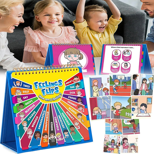 Children's Feelings & Emotions Flip Book – A Fun Way to Learn Emotional Intelligence