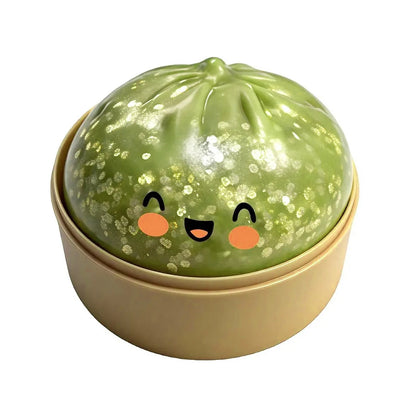 Giant Dumpling Squeeze Toy – Soft Squishy Fidget with Bamboo Steamer 🥟✨