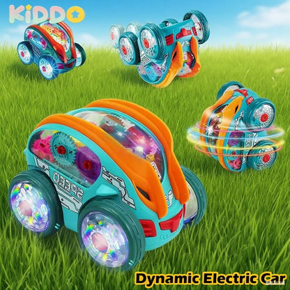 Electric 360° Stunt Car with Lights & Music