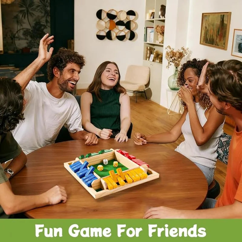 NumberFlip - Wooden Arithmetic Dice Game