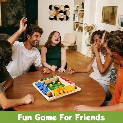 NumberFlip - Wooden Arithmetic Dice Game