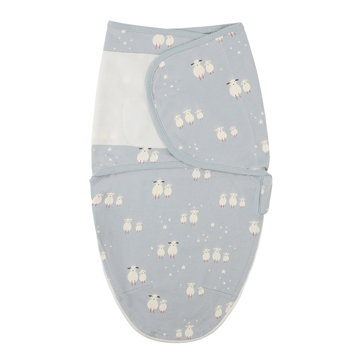 Adjustable Cotton Baby Swaddle Wrap & Hat Set 👶🌙