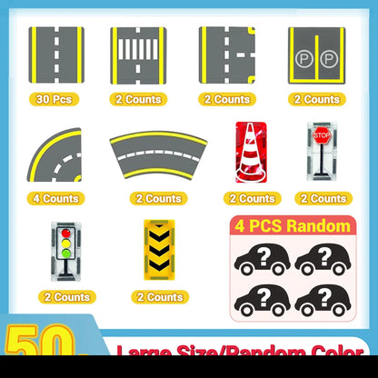Magnetic Crane Car Building Set – Creative STEM Construction Toy for Kids
