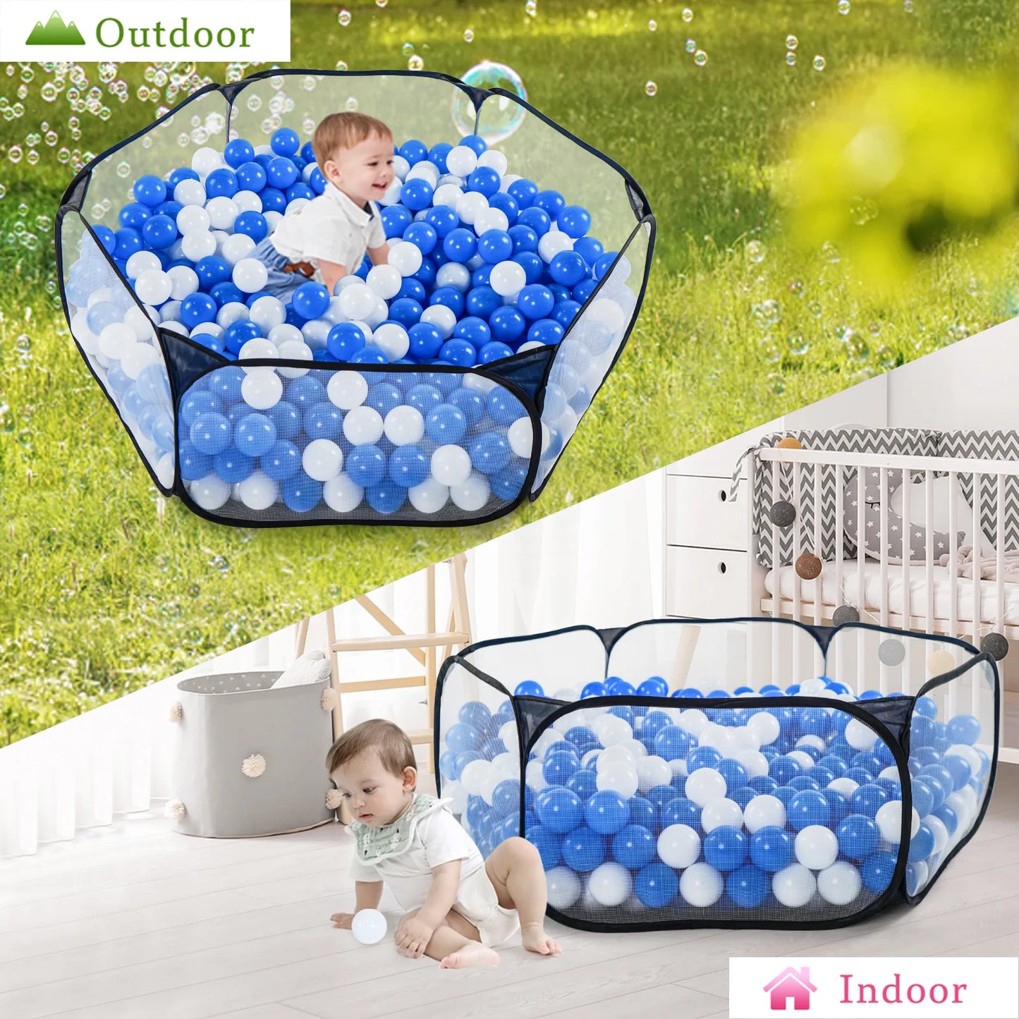 PlayNest - Foldable Kids Ball Pit