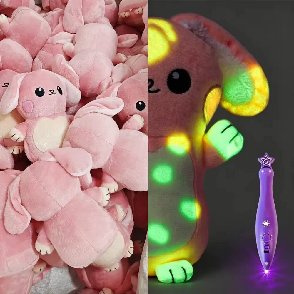 GlowDoodle - Light-Up Drawing Plush Toy