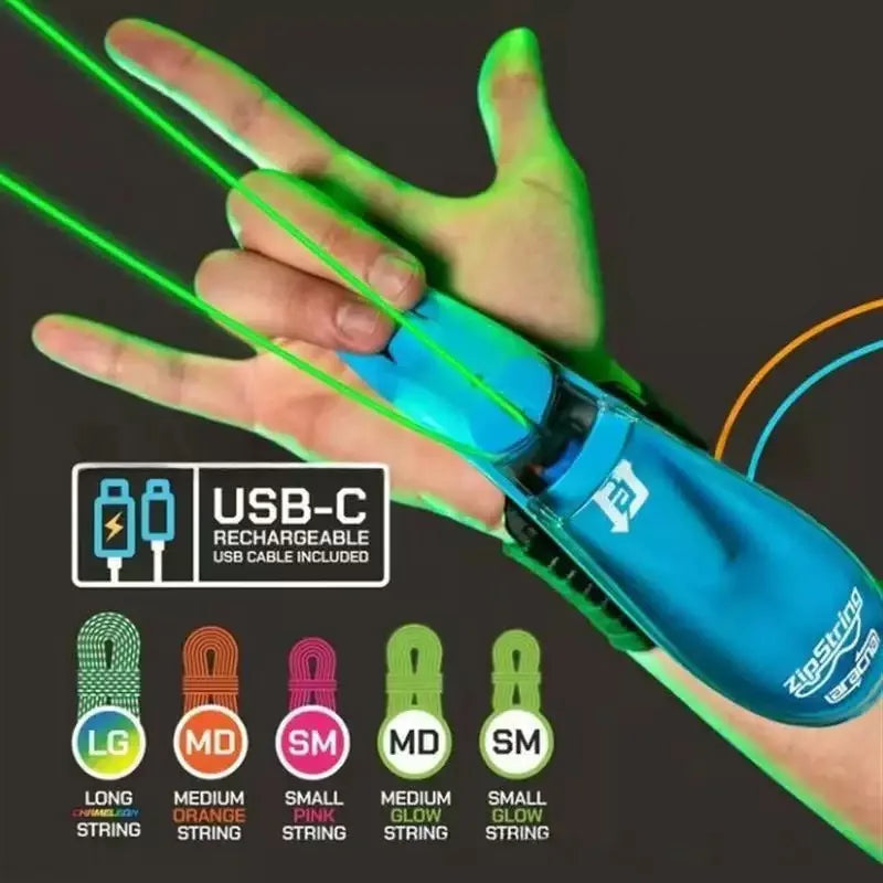 WebSlinger – Glow-in-the-Dark Wrist Launcher 🕸️✨