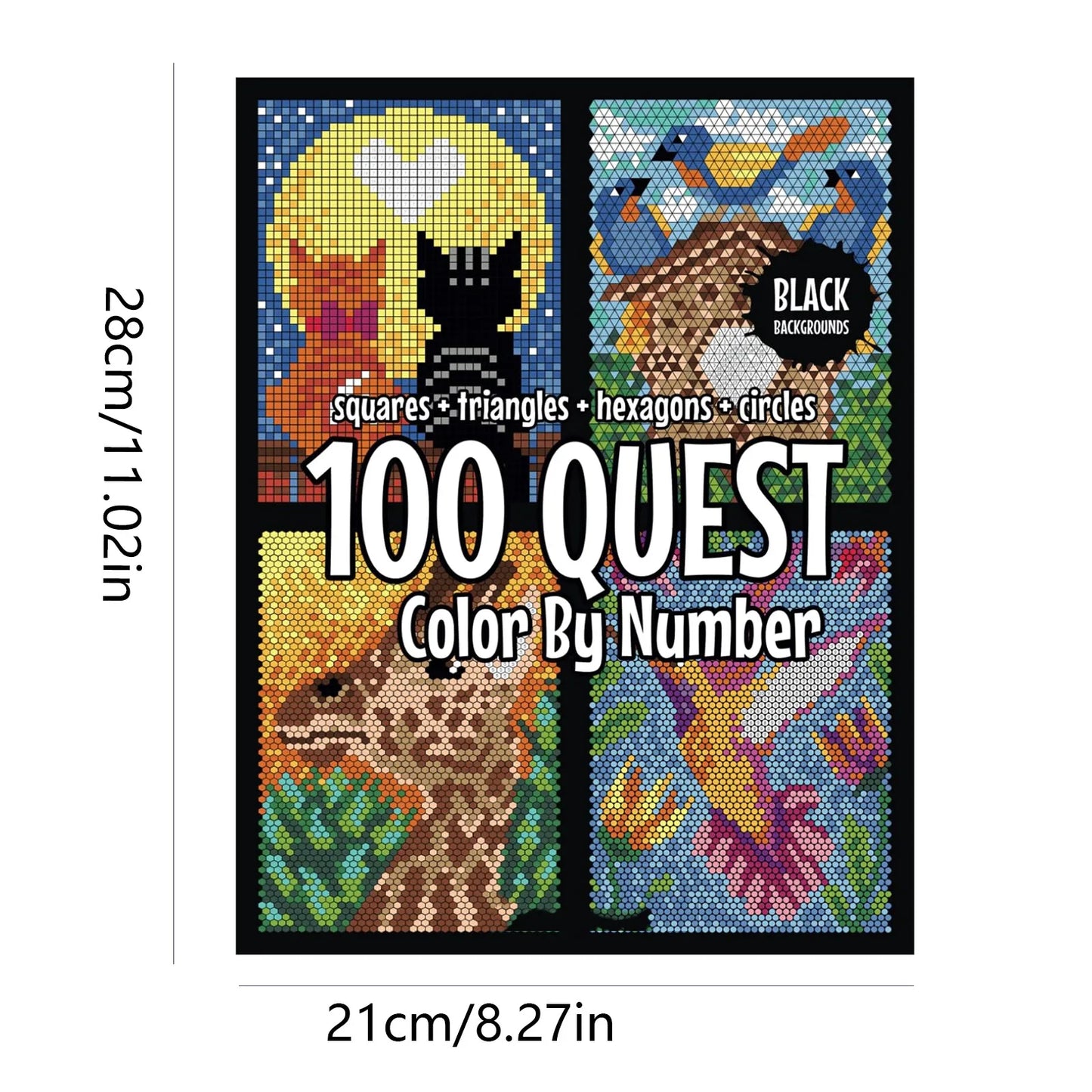 100 Quests Colour By Number Activity Book