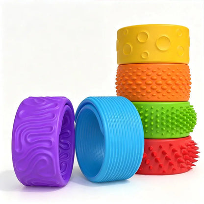 SensorySnap – Textured Fidget Bracelets 🌈✨