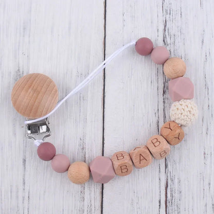 Personalized Baby Pacifier Clip – Custom Name Teether Holder