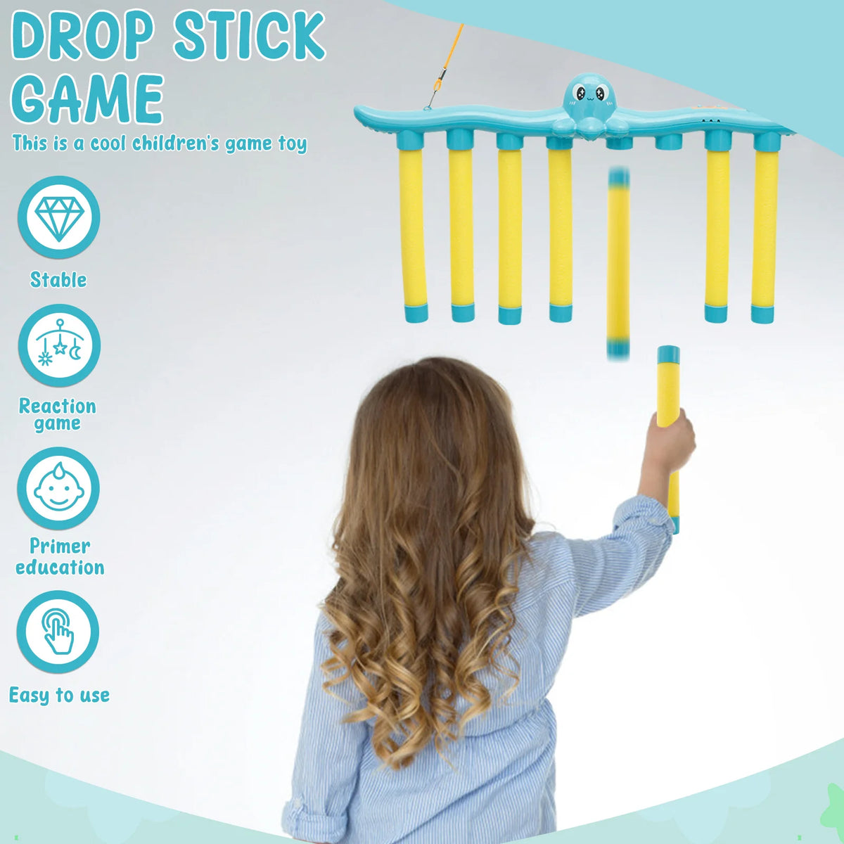 QuickCatch – Falling Sticks Reaction Game 🎯⚡