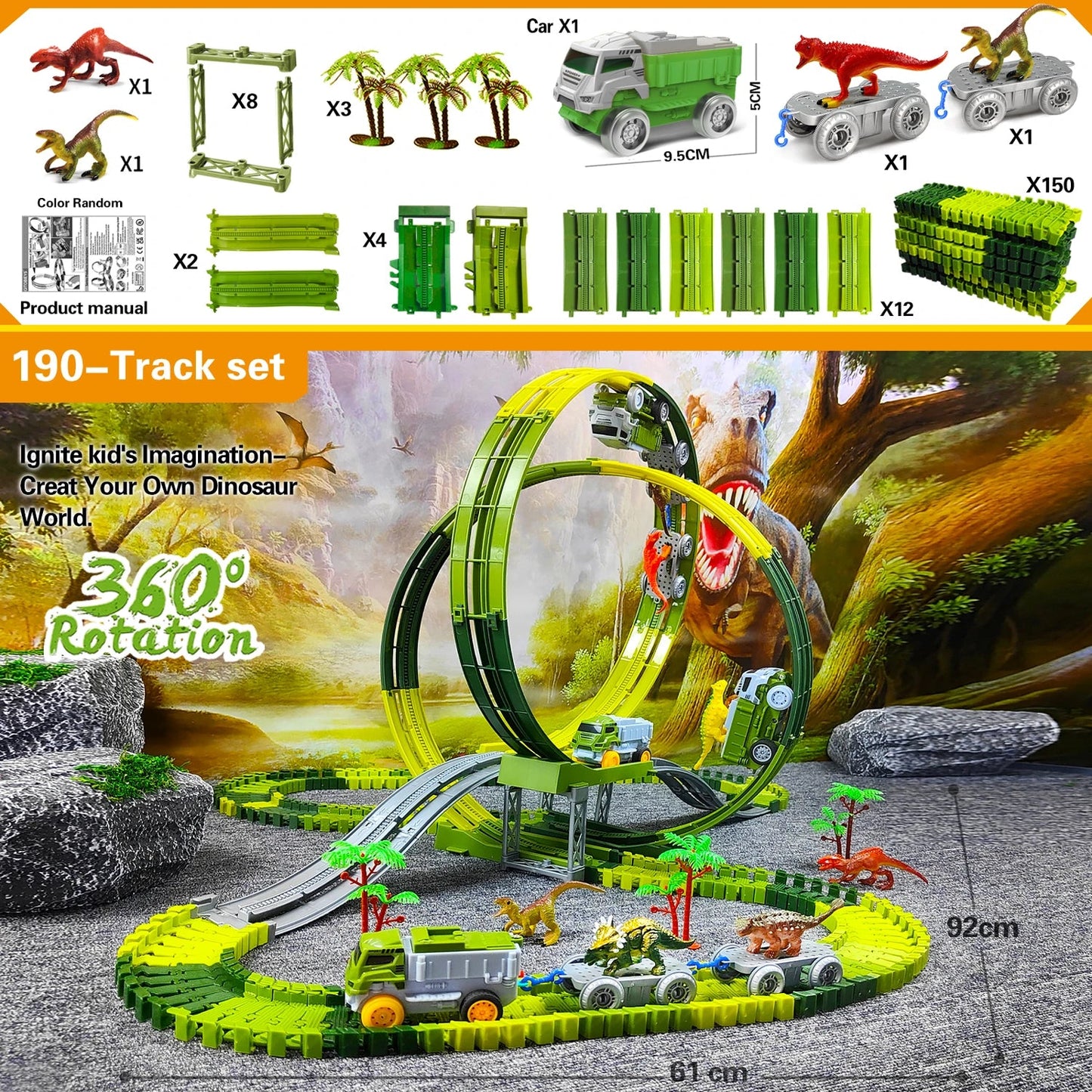 Magic Climbing Engineering Race Track Set
