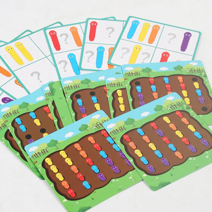 Wooden Colour Sorting & Bug Catching Game 🐞🌈