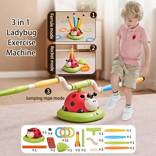 Ladybug Multi-Game Sports Activity Toy – 4 Play Modes