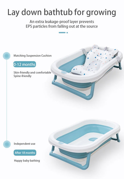 Baby Bath Support Pad – Adjustable Floating Bath Seat for Newborns