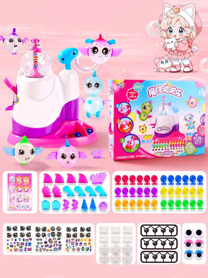 Magic Sticky Balloon DIY Craft Toy – Creative Bobo Inflator Fun