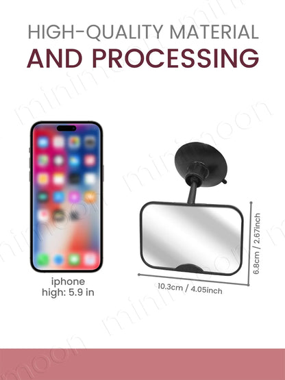 2-in-1 Adjustable Baby Car Seat Mirror – 360° Rotatable 👶🚗