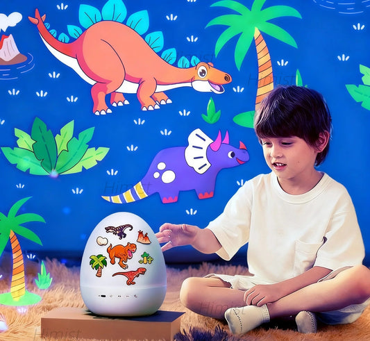 Dino Dream Egg – Rotating Projection Night Light