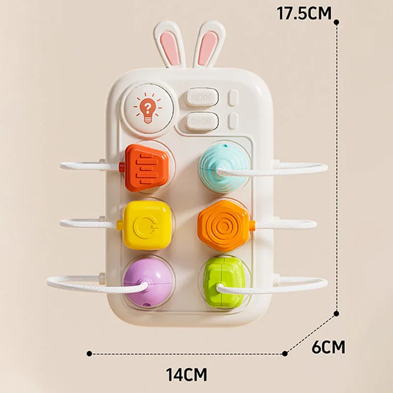 Montessori-Style Plug & Match Busy Board – Light & Sound 🔌✨