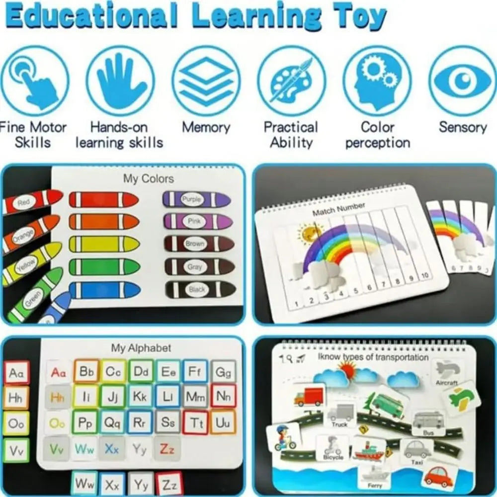 My Preschool Busy Book – Learning Made Fun for Toddlers!
