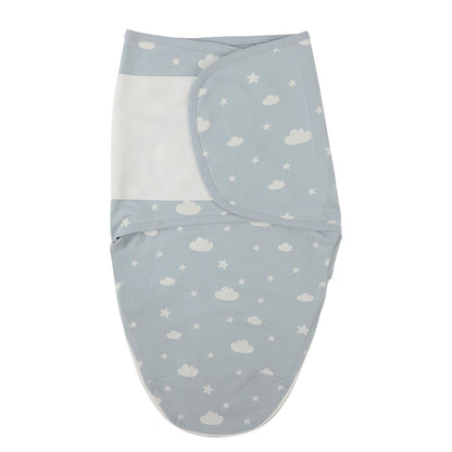 Adjustable Cotton Baby Swaddle Wrap & Hat Set 👶🌙