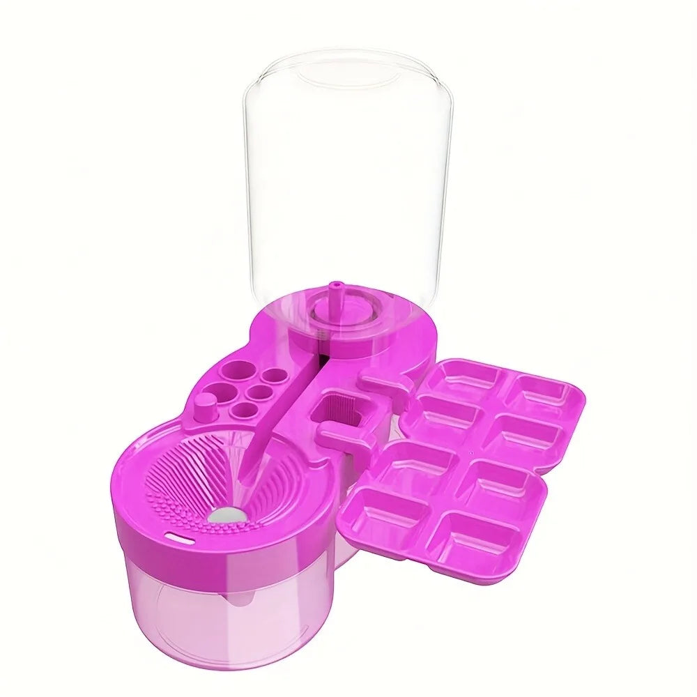 CleanFlow 6-in-1 Paintbrush Cleaner & Brush Holder