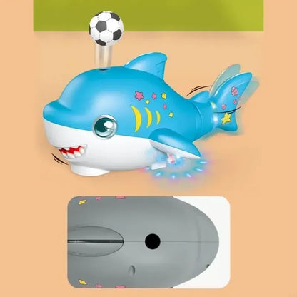 Shark Blowing Ball Car – Interactive Electric Toy for Kids