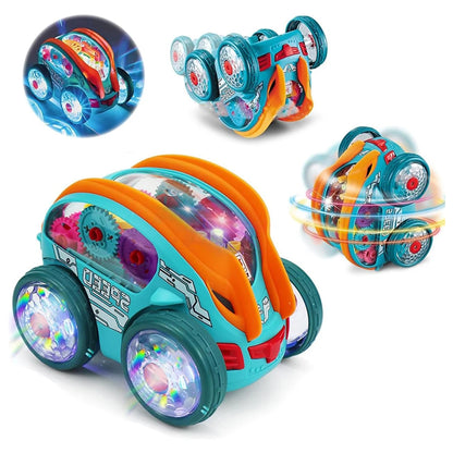 Electric 360° Stunt Car with Lights & Music