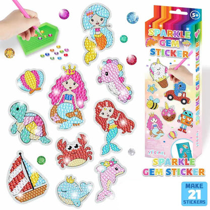 Kids DIY Diamond Painting Sticker Kit 💎🎨