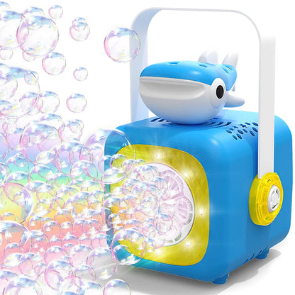 6-Hole Cartoon Fish Bubble Toy - Handheld Bubble Fun Without Batteries