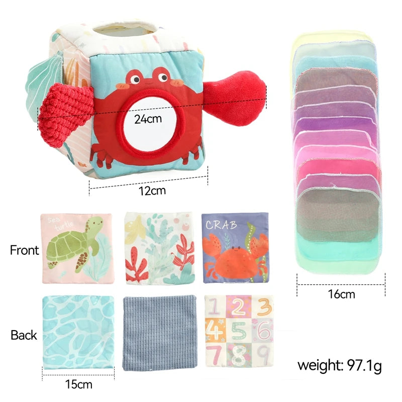 TinyTissues - Montessori Sensory Tissue Box Toy