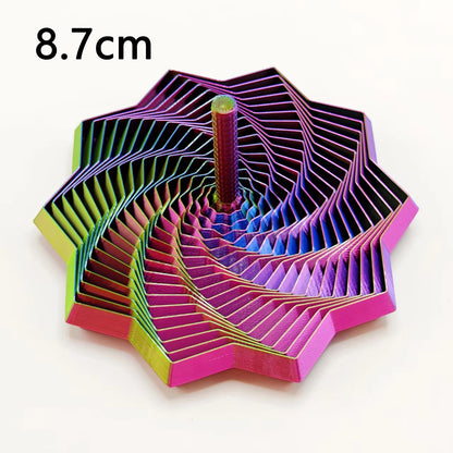 SpinGlow 3D Rainbow Sensory Fidget Toy