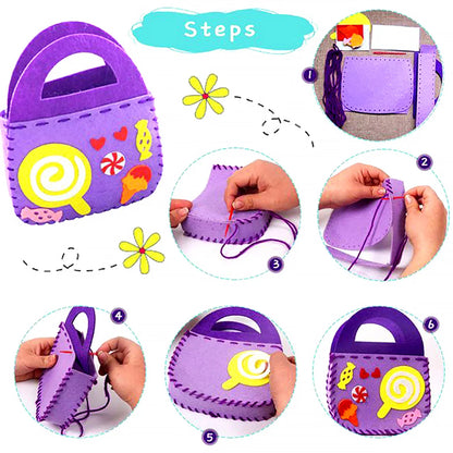 My First Felt Sewing Kit – 8 Beginner Craft Projects 🧵✨