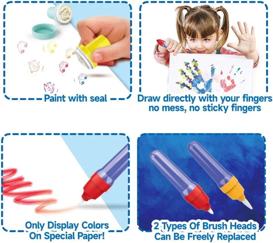 MagicBrush - Mess-Free Painting Set for Kids