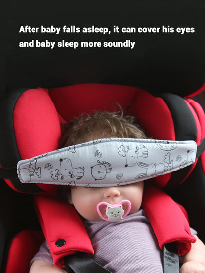 Baby Car Seat Head Support Strap – Adjustable Sleep Positioner