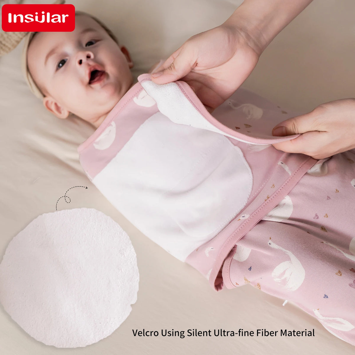 Adjustable Cotton Baby Swaddle Wrap & Hat Set 👶🌙