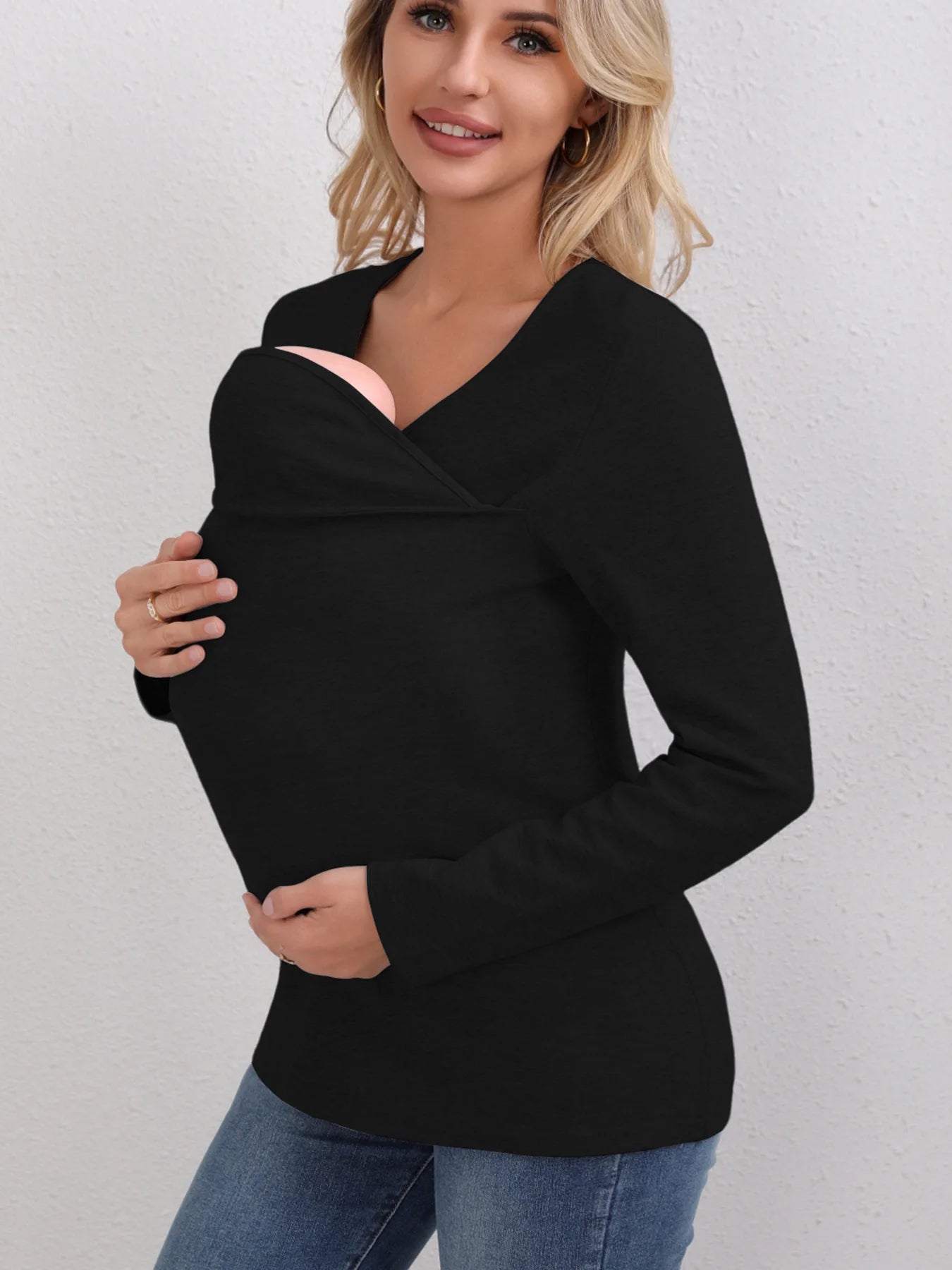 JoeyHug - Kangaroo Mum Long Sleeve Multifunctional T-Shirt