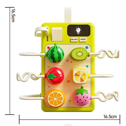 Montessori-Style Plug & Match Busy Board – Light & Sound 🔌✨