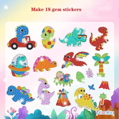 Kids DIY Diamond Painting Sticker Kit 💎🎨