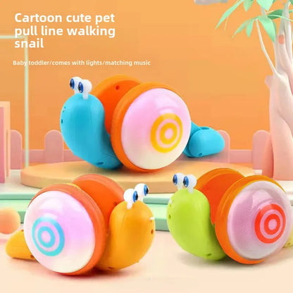 Snaily GlowPal – Pull-Along Light & Sound Toy for Toddlers