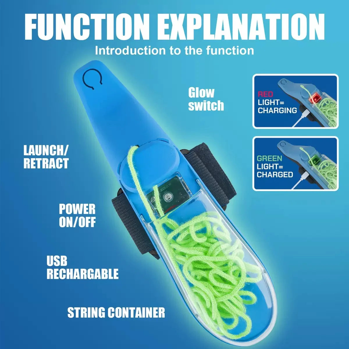 WebSlinger – Glow-in-the-Dark Wrist Launcher 🕸️✨