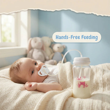EasyFlow 3-in-1 Hands-Free Baby Bottle Set – Gravity Ball Feeding System